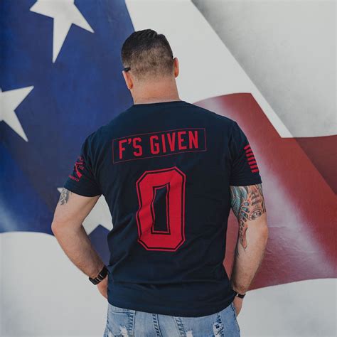 Zero F's Given Patriotic Shirt – Grunt Style, LLC